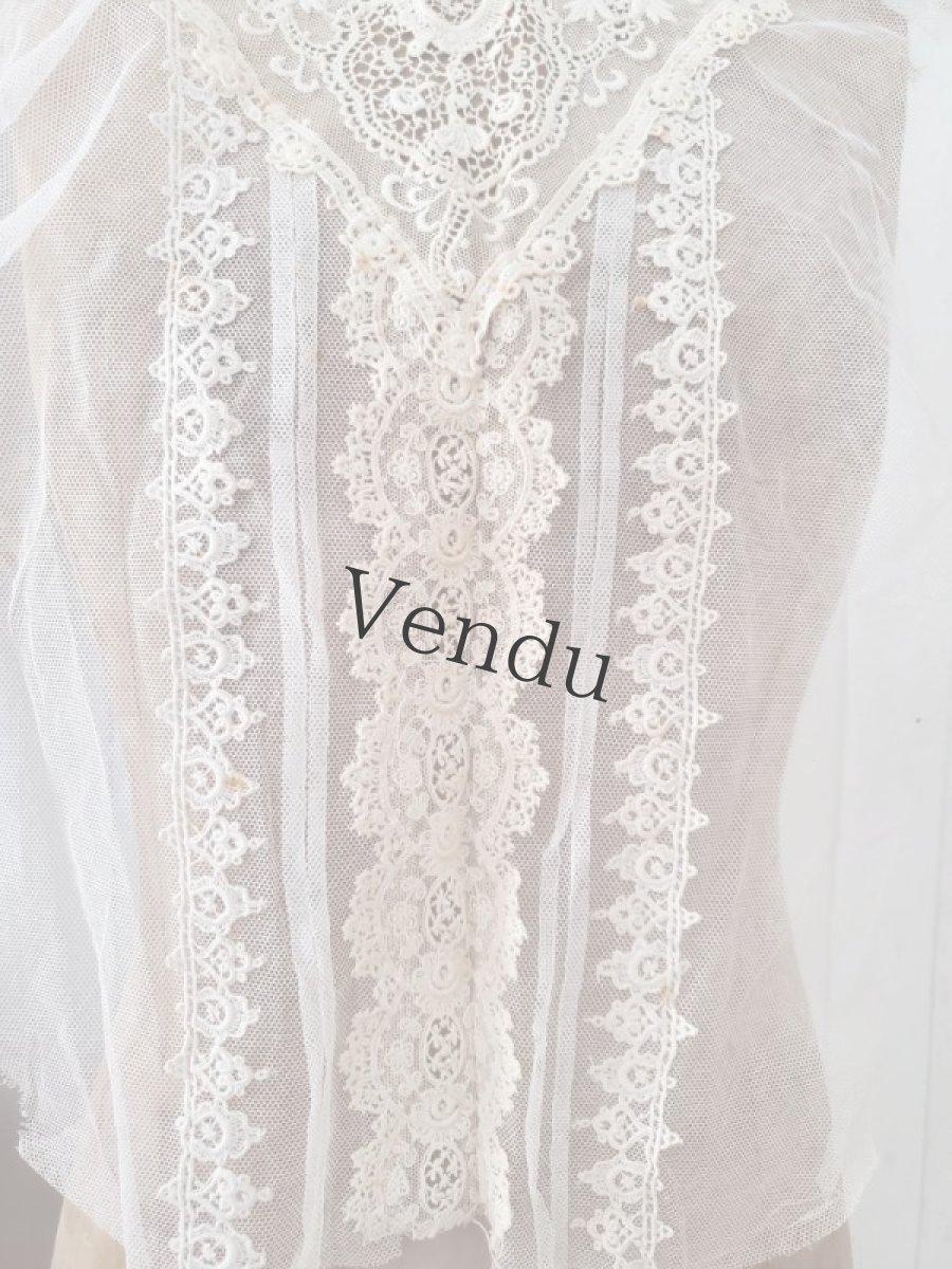 画像10: フランスアンティーク　ドレスパーツ (10)
