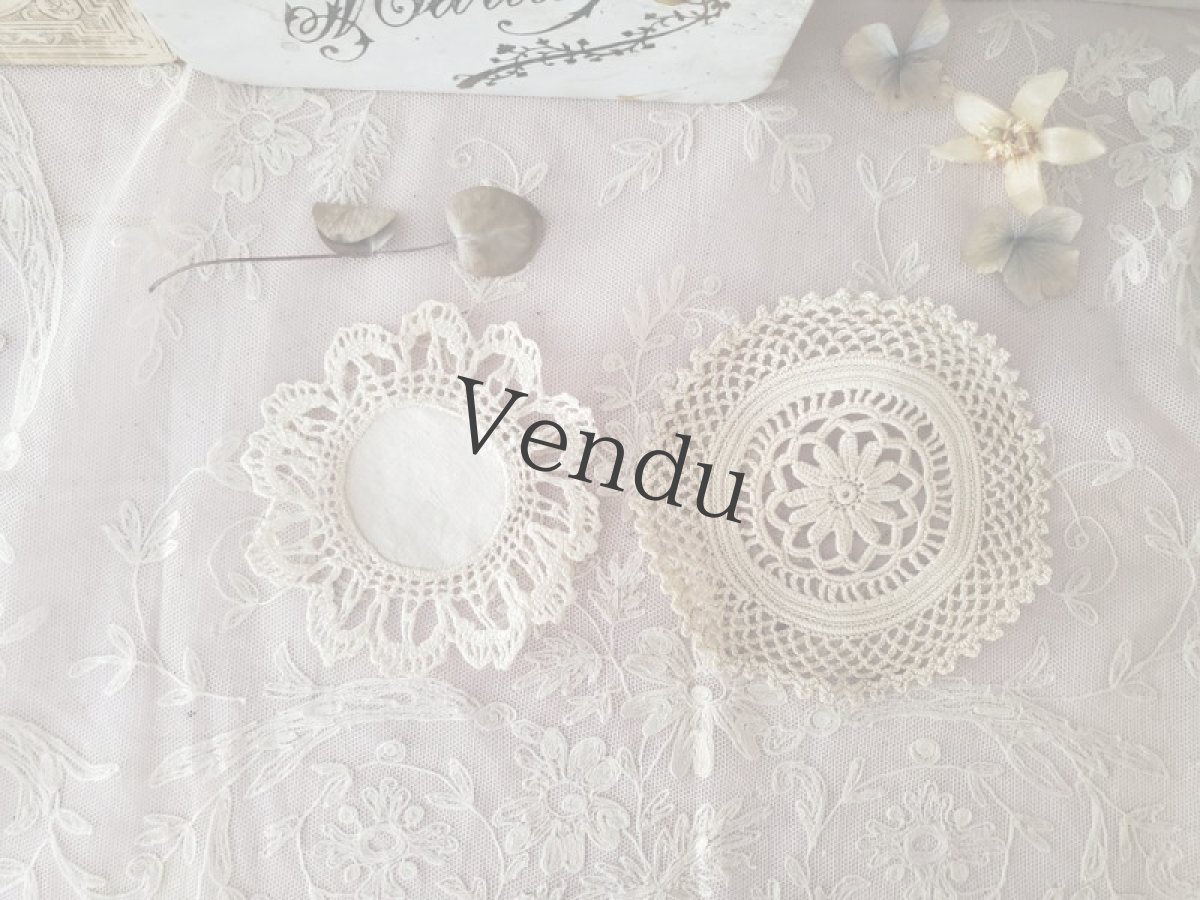 画像3: フランスヴィンテージ　ドイリー アソートセット A (3)