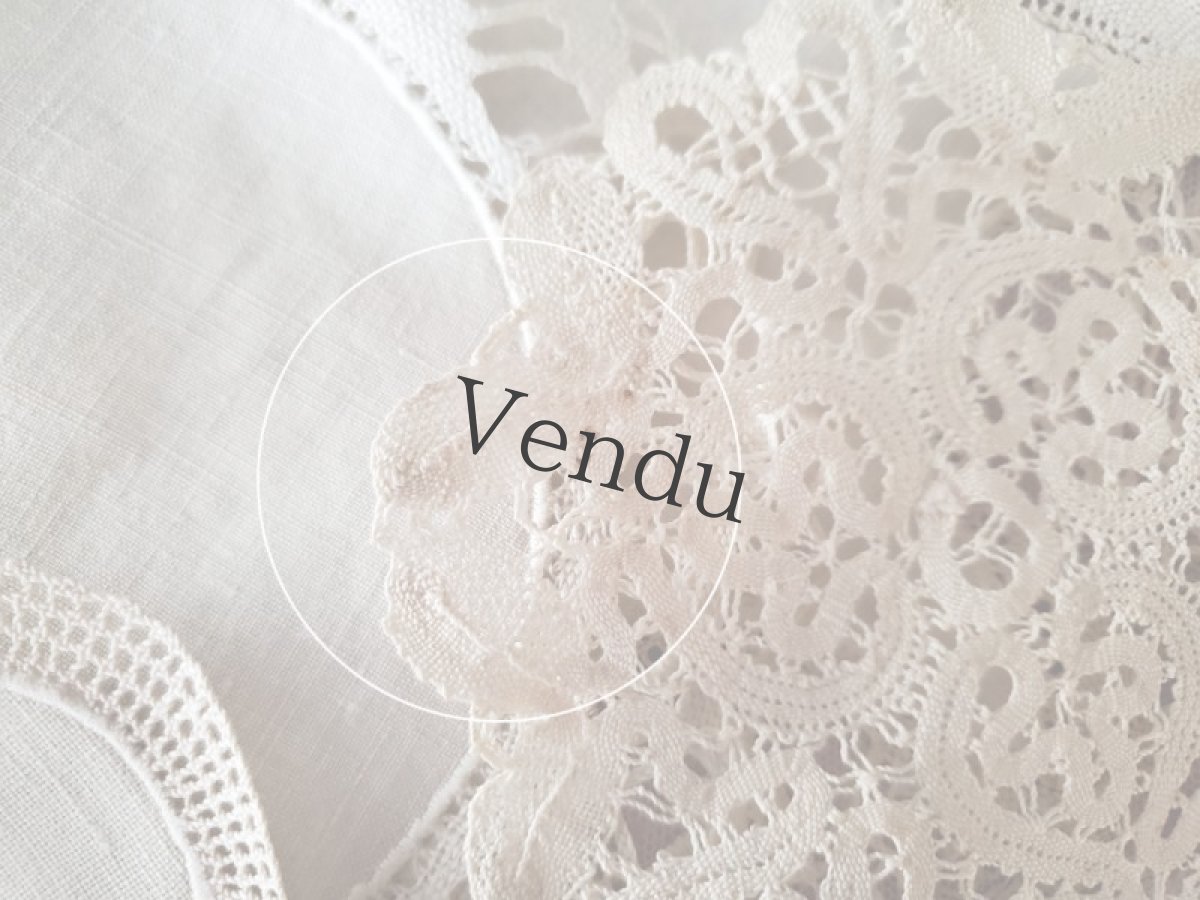 画像7: フランスヴィンテージ　ドイリー アソートセット B (7)