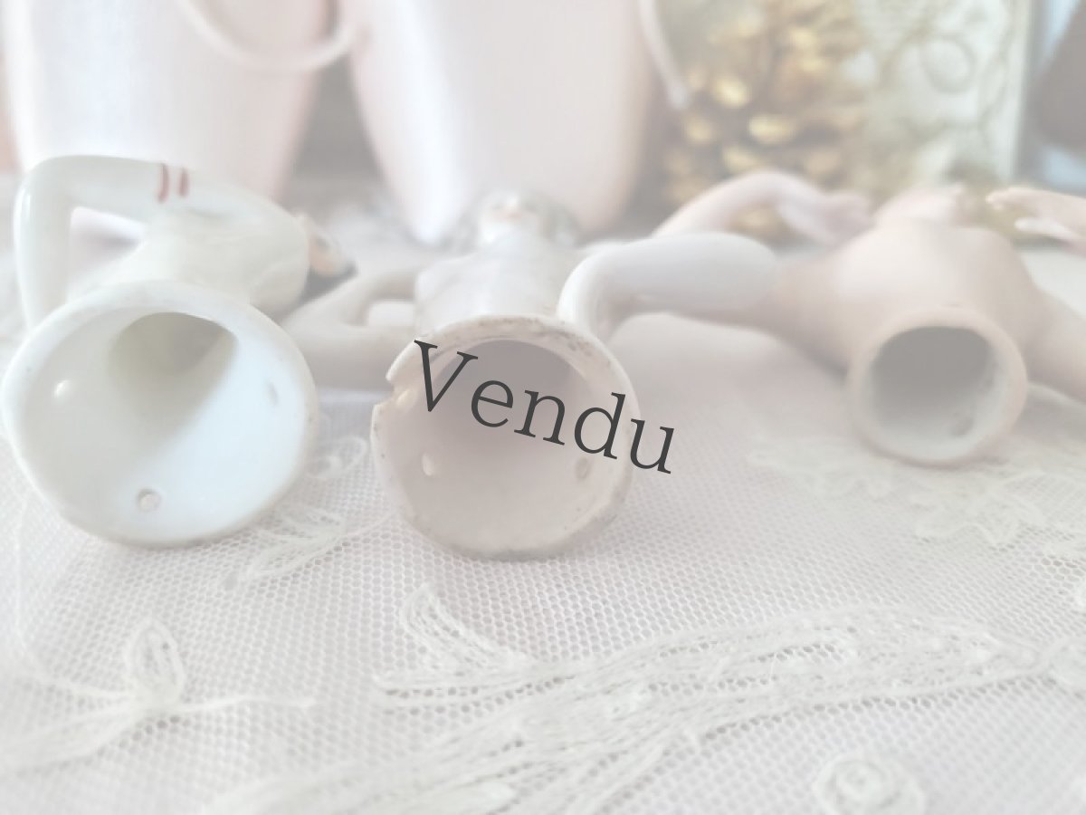 画像6: ドイツアンティーク　ハーフドール　３体セット (6)