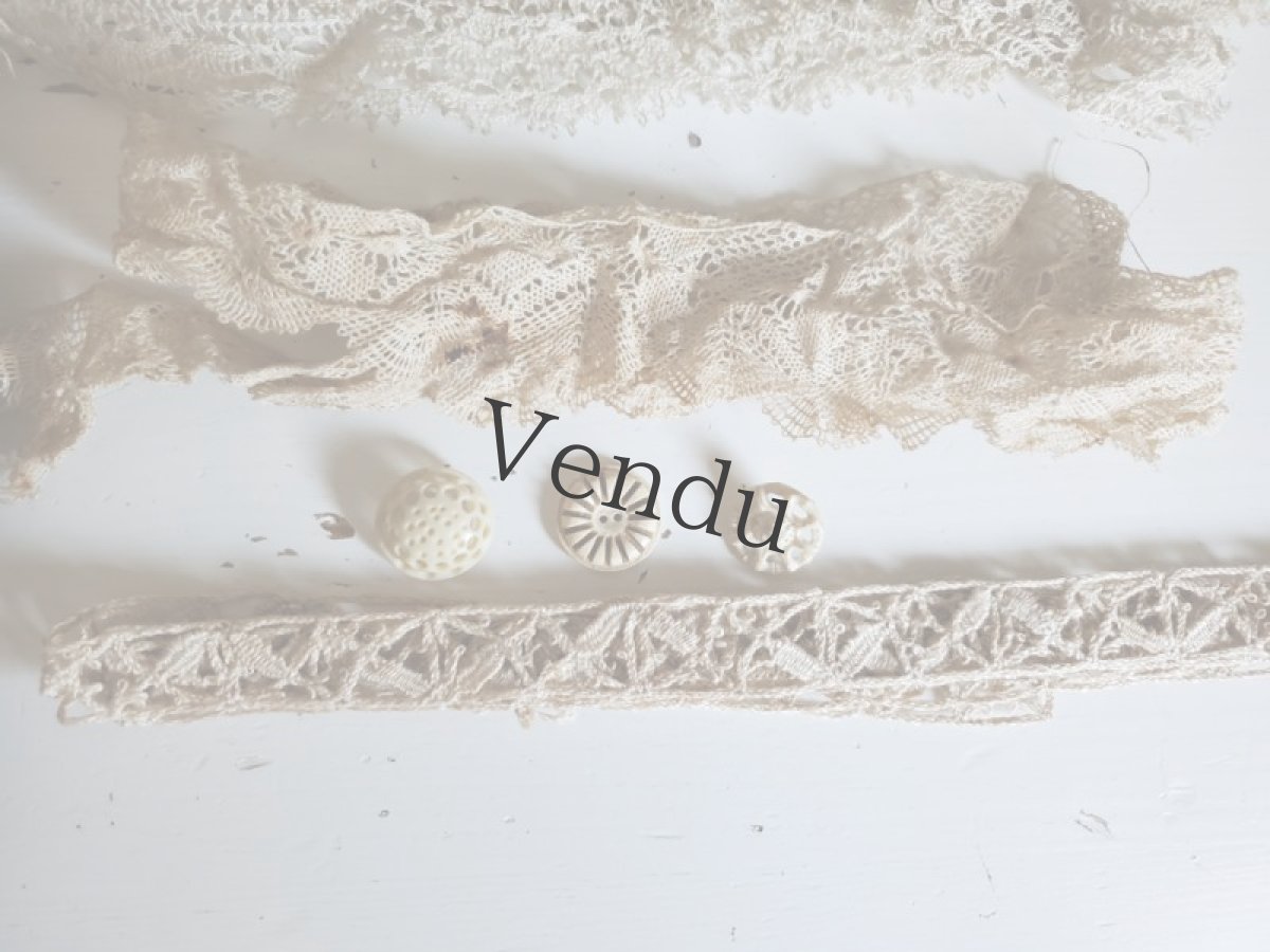 画像7: フランスアンティーク　メルスリーセット《Écru》 (7)