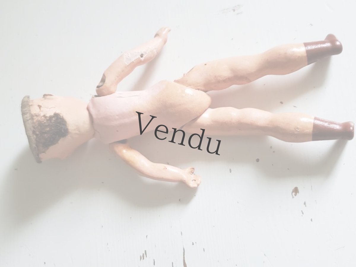 画像6: フランス 1900年前後　プペ　パピエマシェ (6)