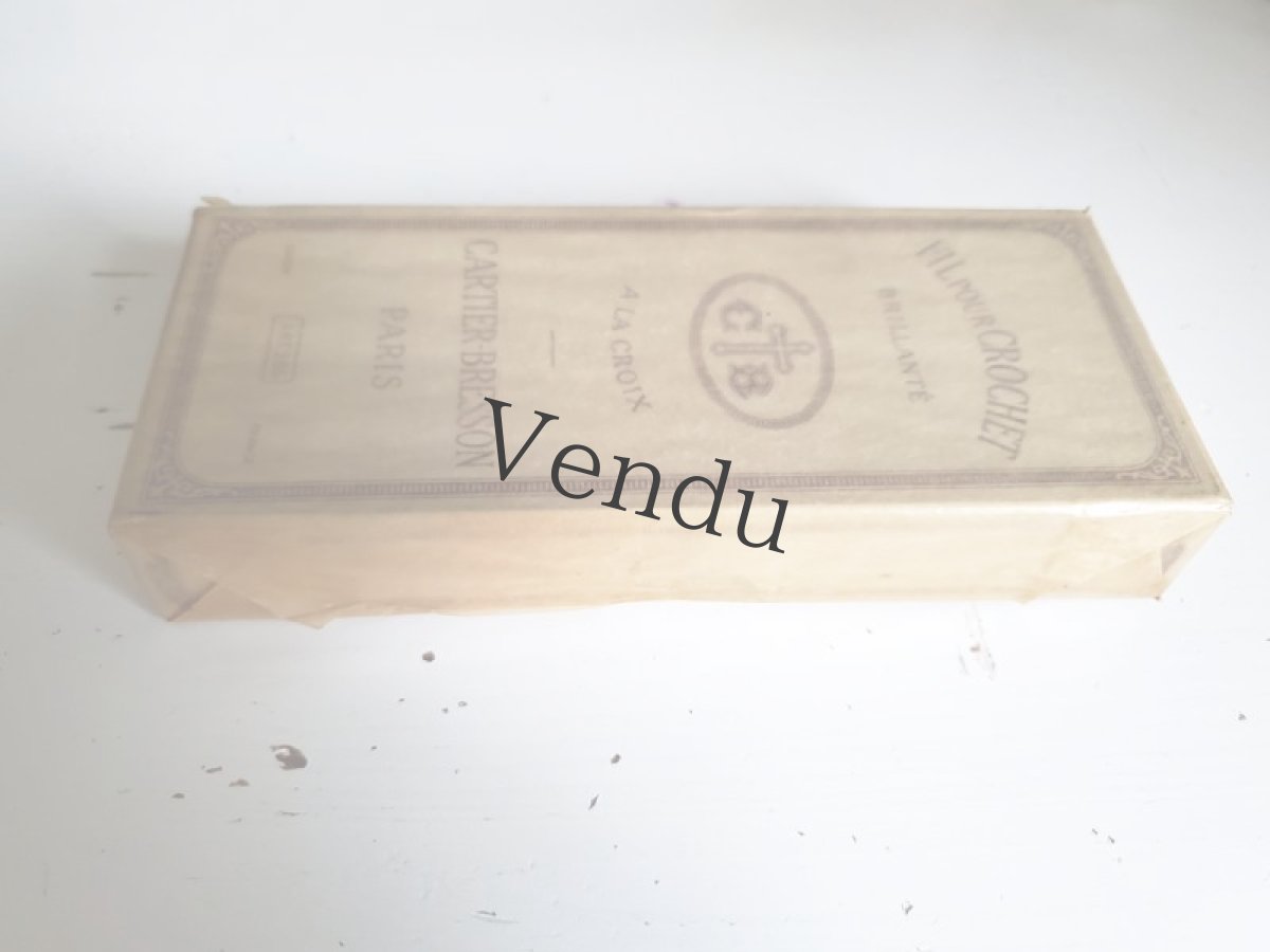 画像6: フランスアンティーク 未開封箱入り糸 クロッシェ用 CARTIER-BRESSON (6)