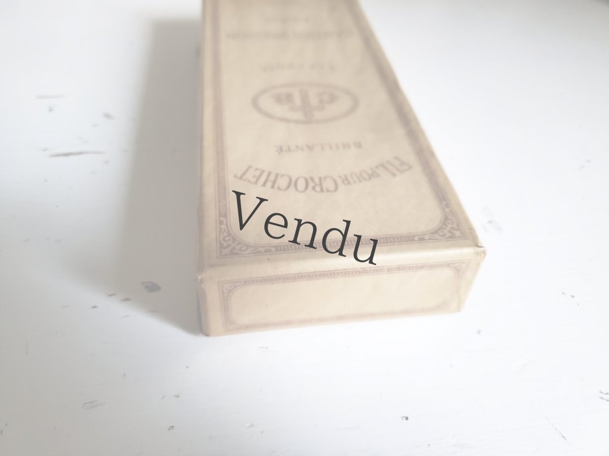 画像5: フランスアンティーク 未開封箱入り糸 クロッシェ用 CARTIER-BRESSON (5)