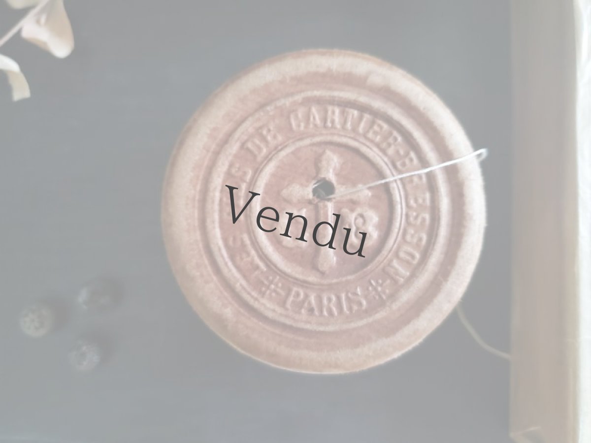 画像2: フランス 1900年代 ボール紙の糸ホルダー CARTIER-BRESSON (2)