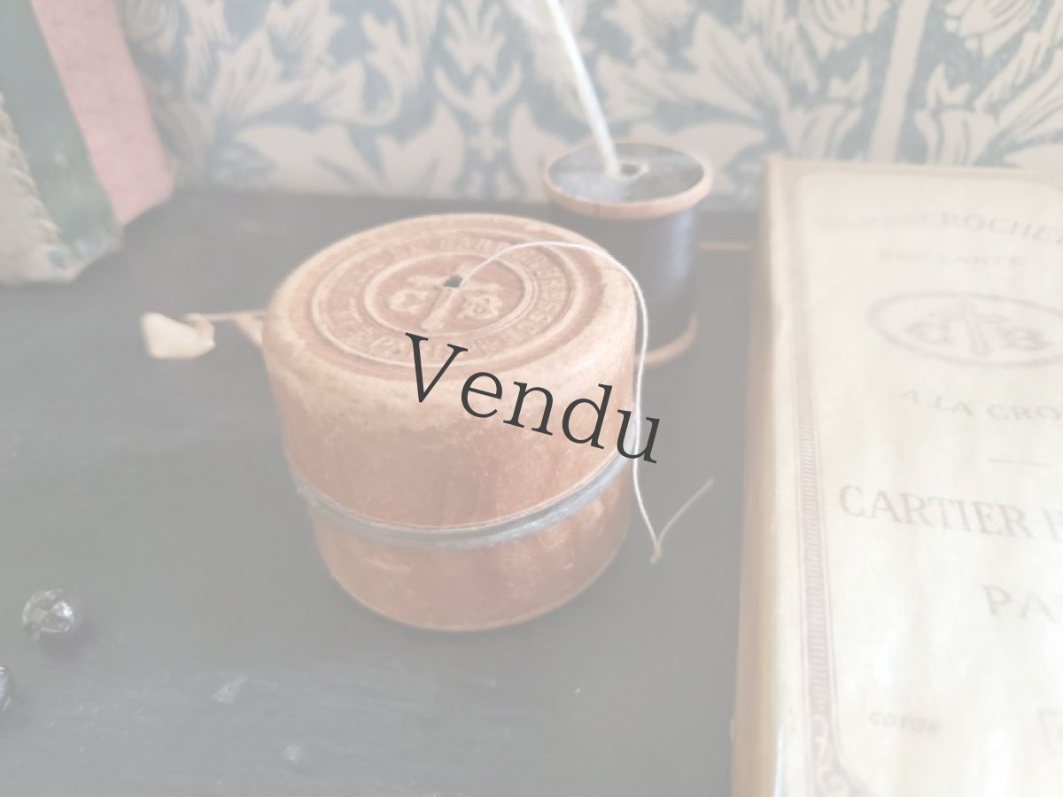 画像4: フランス 1900年代 ボール紙の糸ホルダー CARTIER-BRESSON (4)