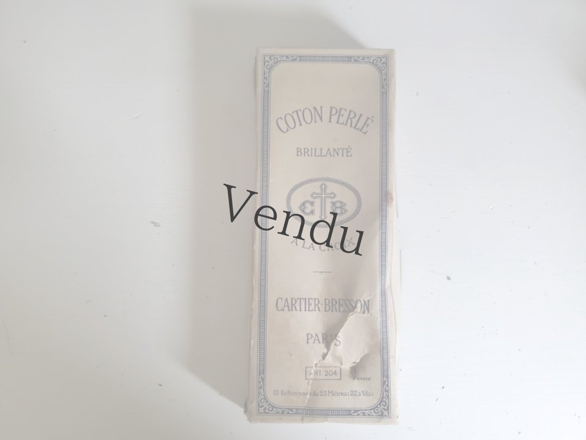 画像5: フランスアンティーク 箱入り刺繍糸×６束 レッド系  CARTIER-BRESSON (5)