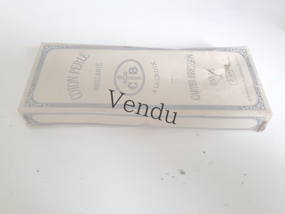 画像7: フランスアンティーク 箱入り刺繍糸×６束 レッド系  CARTIER-BRESSON (7)