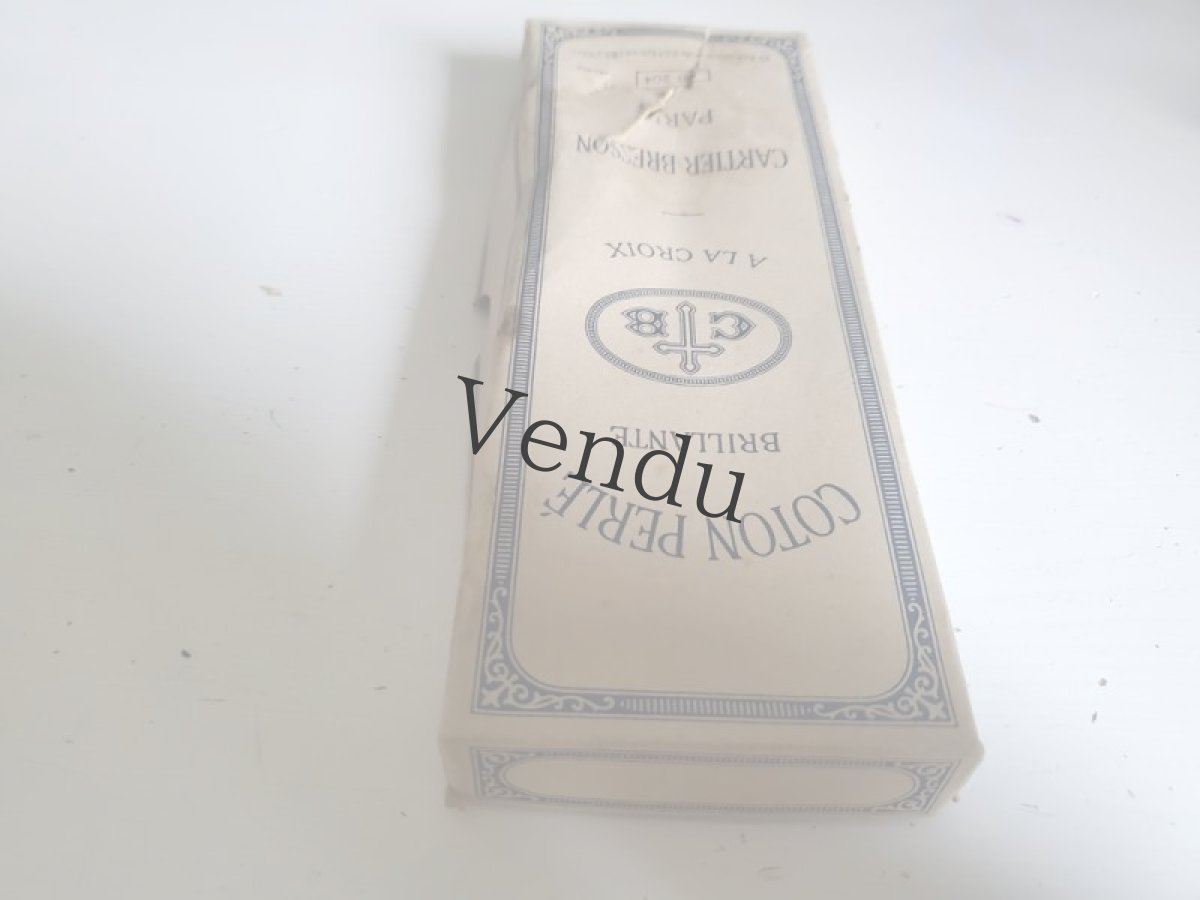 画像8: フランスアンティーク 箱入り刺繍糸×６束 レッド系  CARTIER-BRESSON (8)