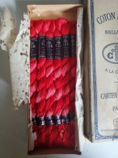 画像3: フランスアンティーク 箱入り刺繍糸×６束 レッド系  CARTIER-BRESSON (3)