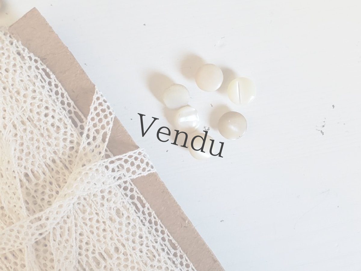 画像3: フランスアンティーク　ころころ極小貝ボタン 6個セット 8mm (3)