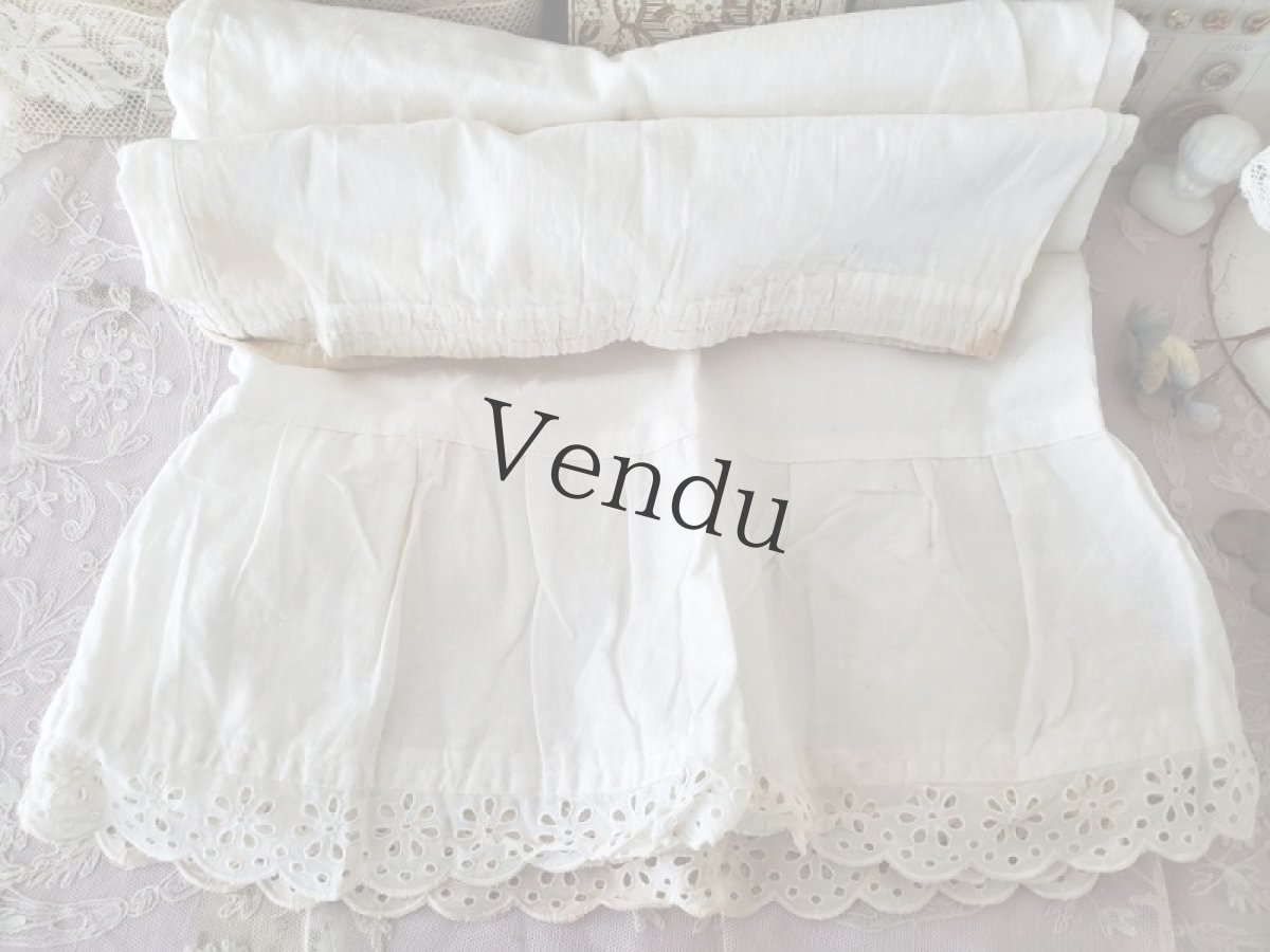 画像9: フランス蚤の市　刺繍はぎれパーツセット 7種 (9)