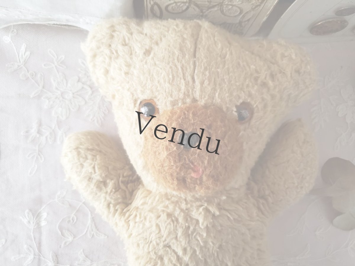 画像2: フランス 1960-1970年　くまのぬいぐるみ (2)