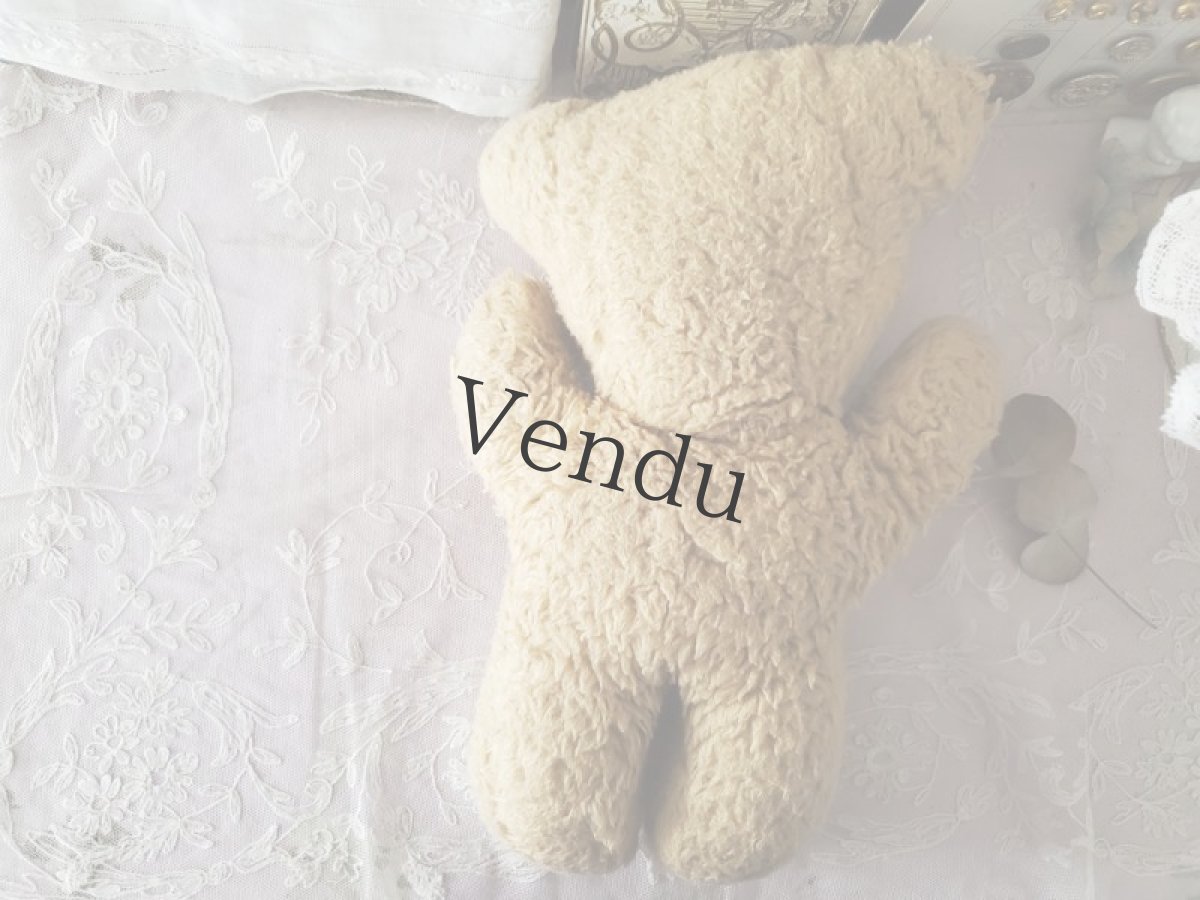 画像7: フランス 1960-1970年　くまのぬいぐるみ (7)