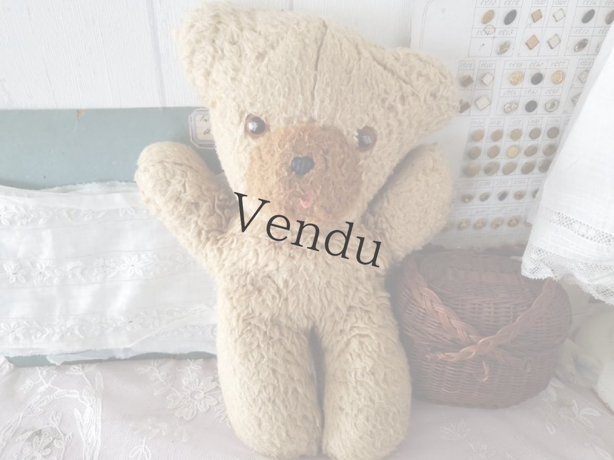 画像4: フランス 1960-1970年　くまのぬいぐるみ (4)