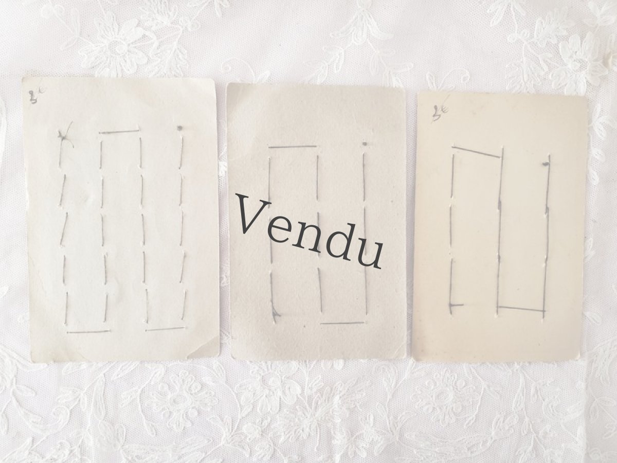 画像5: フランスヴィンテージ　レトロなボタンシートセット (5)