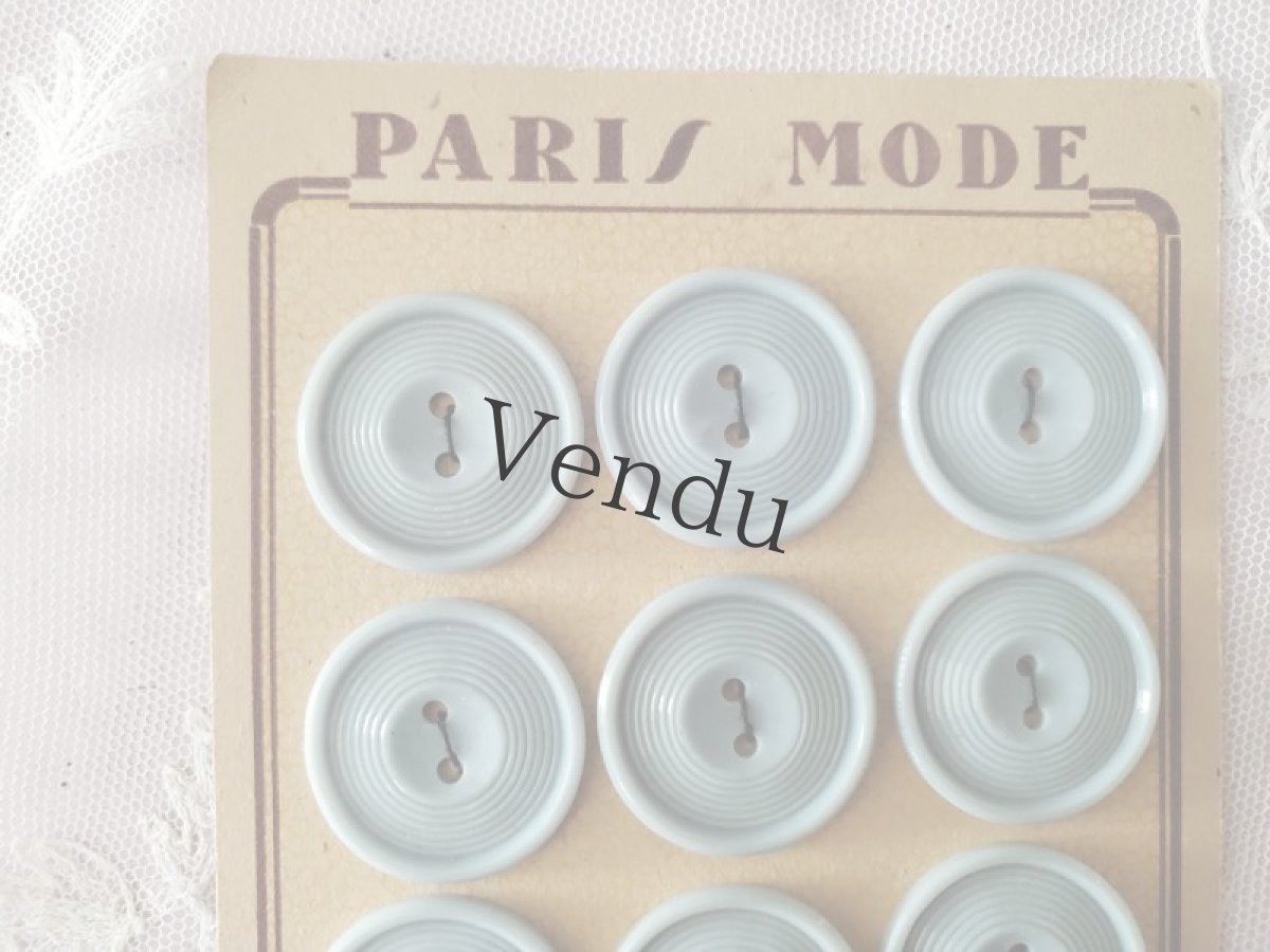 画像4: フランスヴィンテージ　レトロなボタンシートセット (4)
