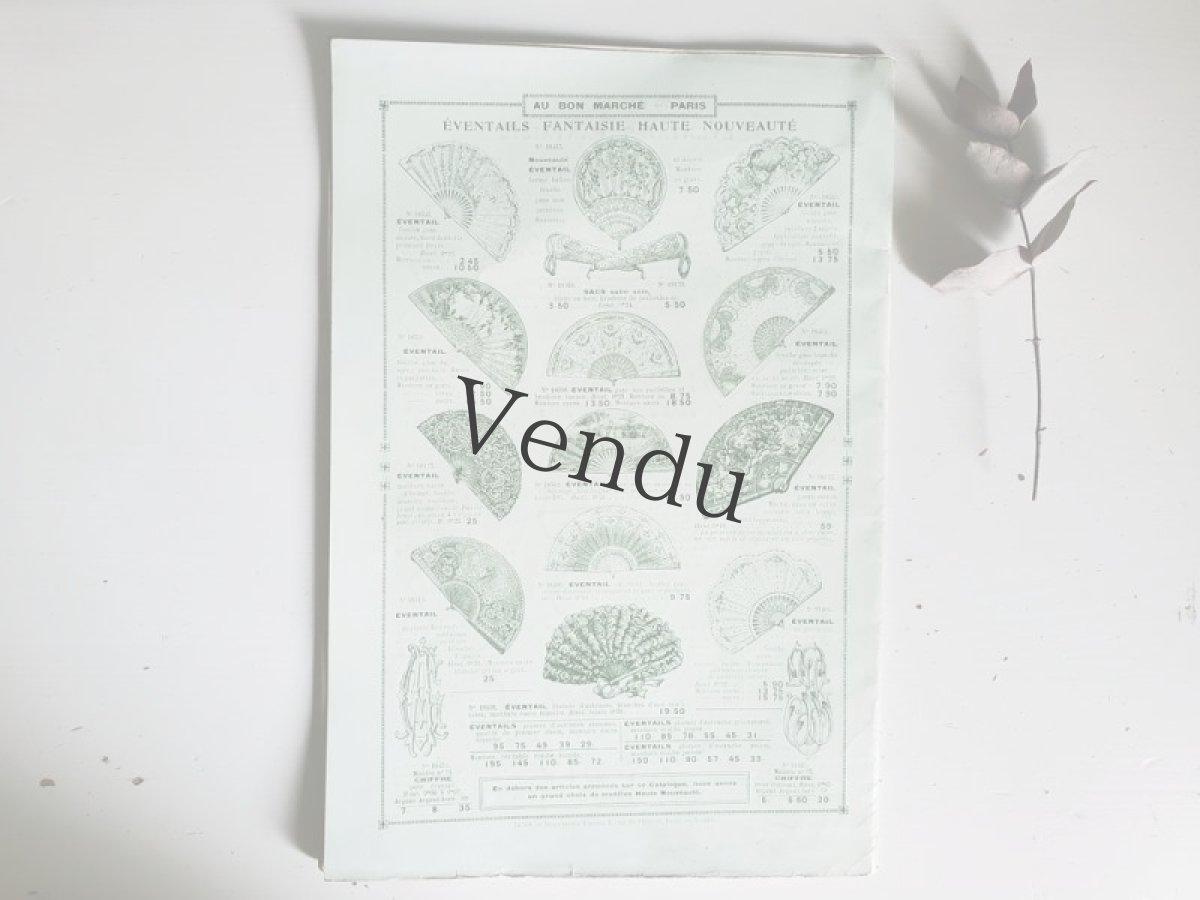 画像15: フランス 1900年代 Au Bon Marché Paris / Ganterie Parfumerie /Brosserie Eventailsカタログ (15)