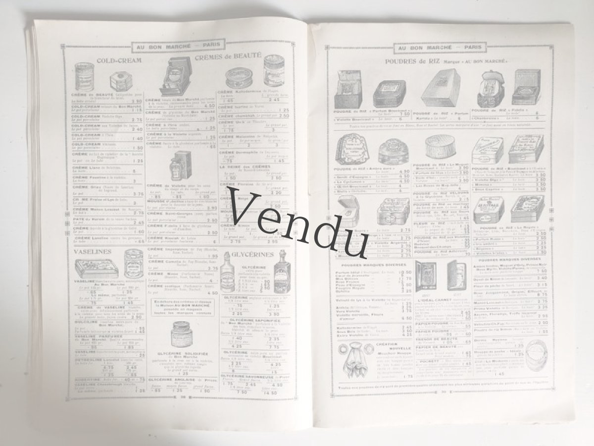 画像7: フランス 1900年代 Au Bon Marché Paris / Ganterie Parfumerie /Brosserie Eventailsカタログ (7)