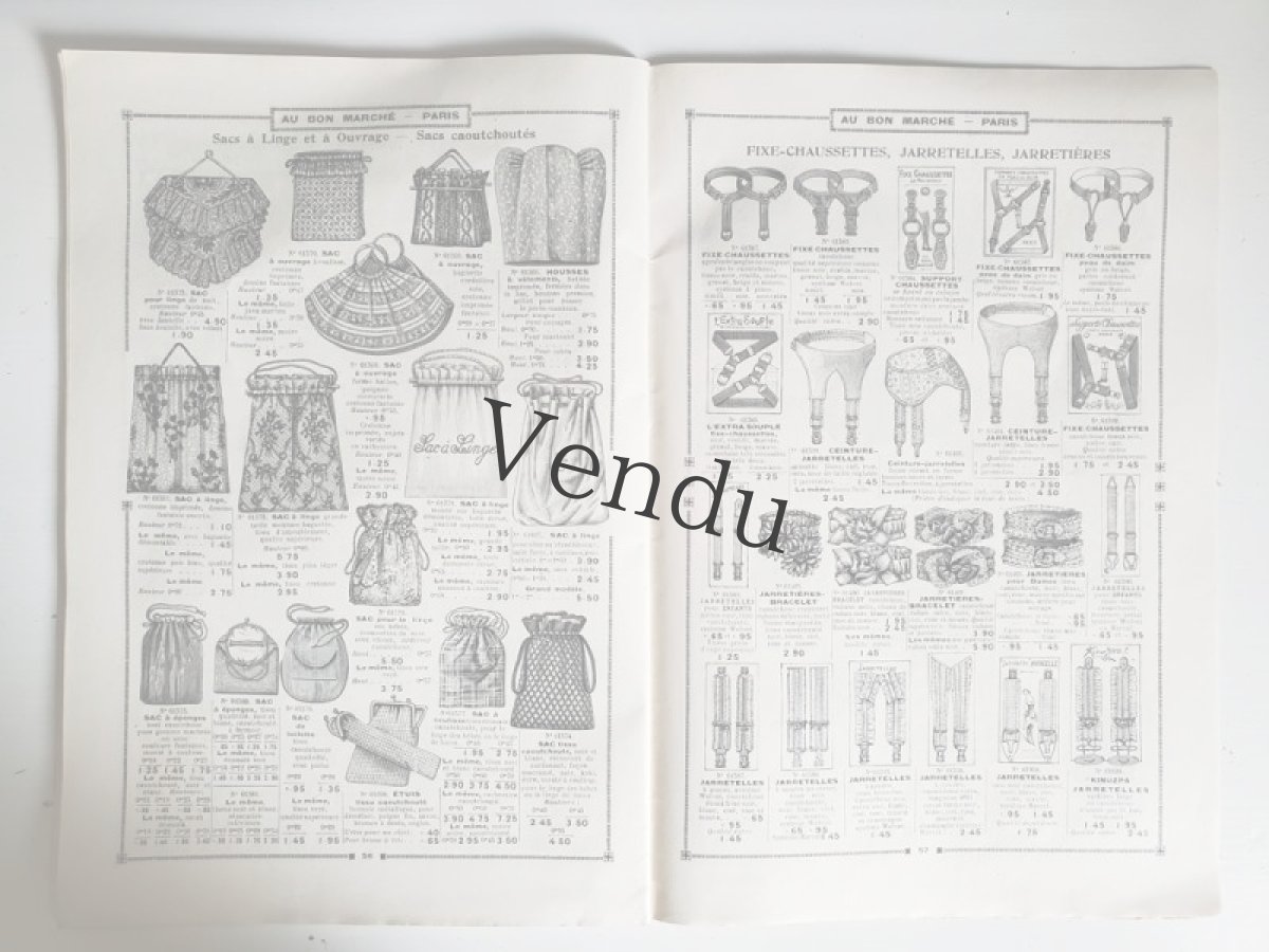 画像10: フランス 1900年代 Au Bon Marché Paris / Ganterie Parfumerie /Brosserie Eventailsカタログ (10)