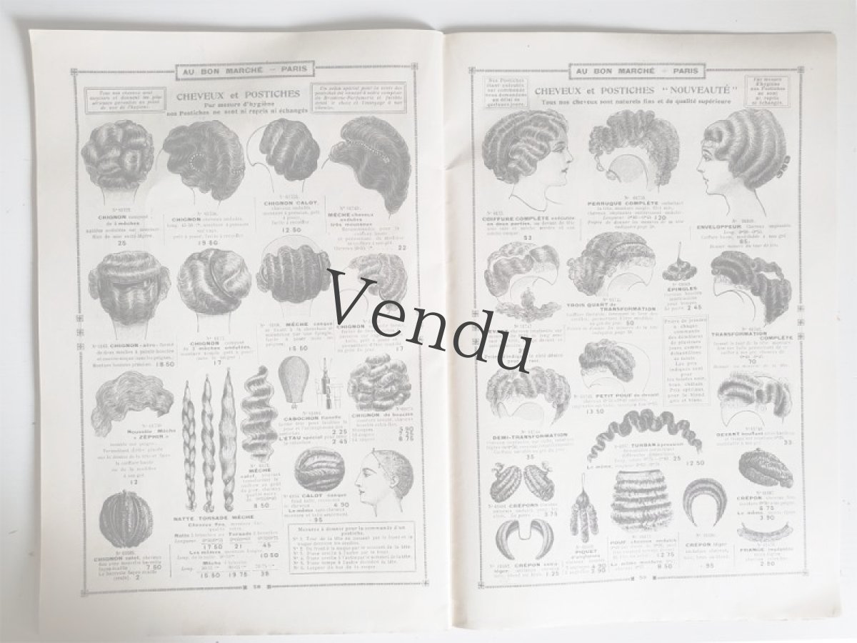 画像11: フランス 1900年代 Au Bon Marché Paris / Ganterie Parfumerie /Brosserie Eventailsカタログ (11)