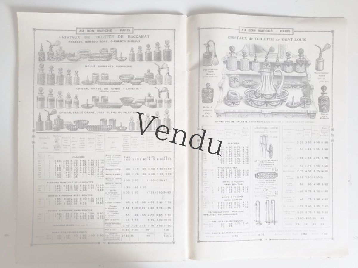 画像14: フランス 1900年代 Au Bon Marché Paris / Ganterie Parfumerie /Brosserie Eventailsカタログ (14)