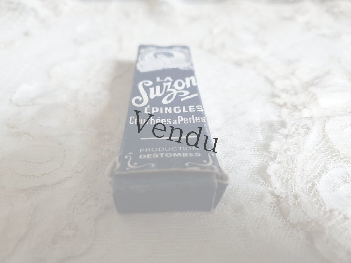 画像2: フランス 1900年代 紙箱入りエパングル／ヘアピン LA SUZON Épingles (2)