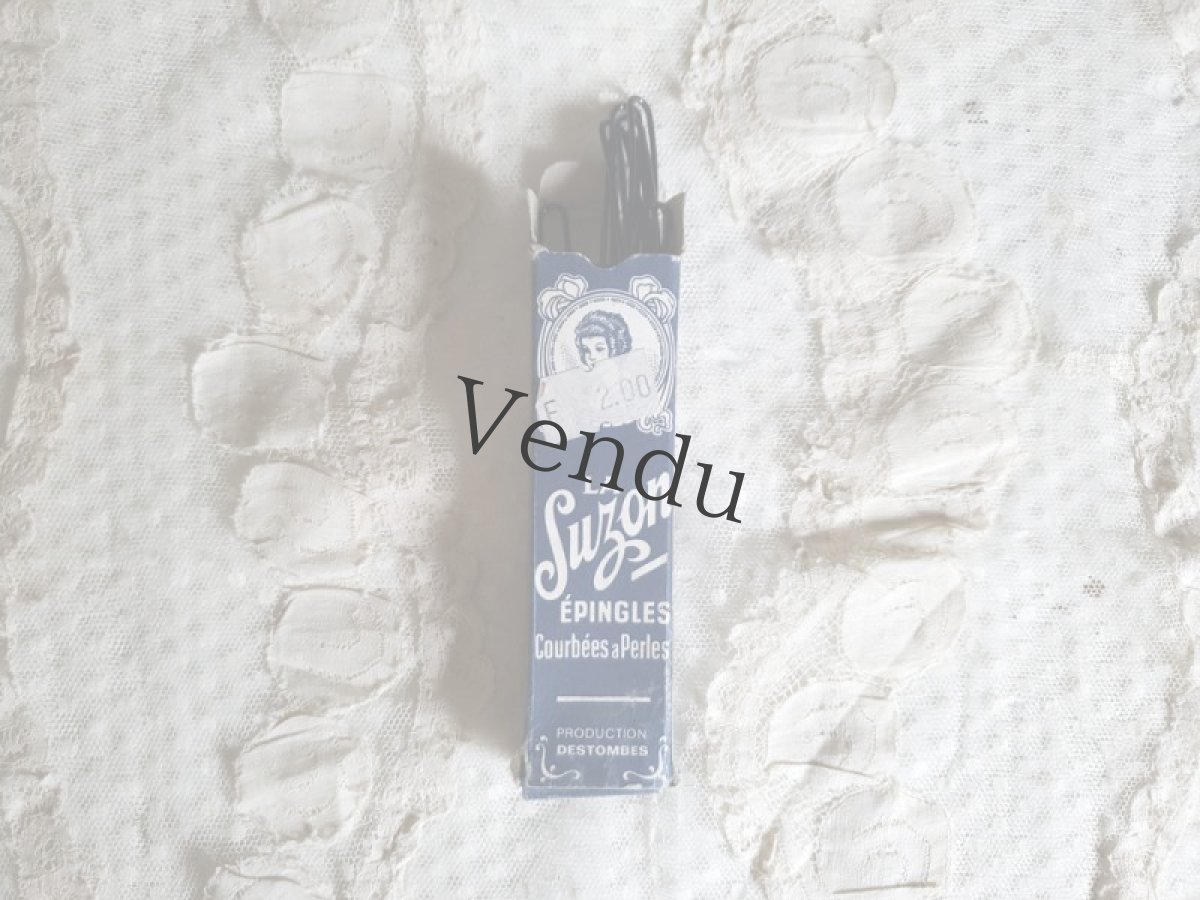 画像4: フランス 1900年代 紙箱入りエパングル／ヘアピン LA SUZON Épingles (4)