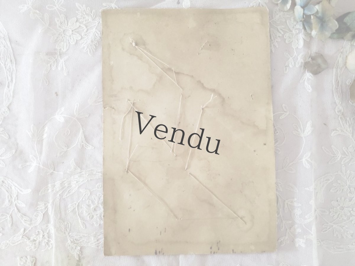 画像7: フランス 1900年前後 バックルシート  (7)