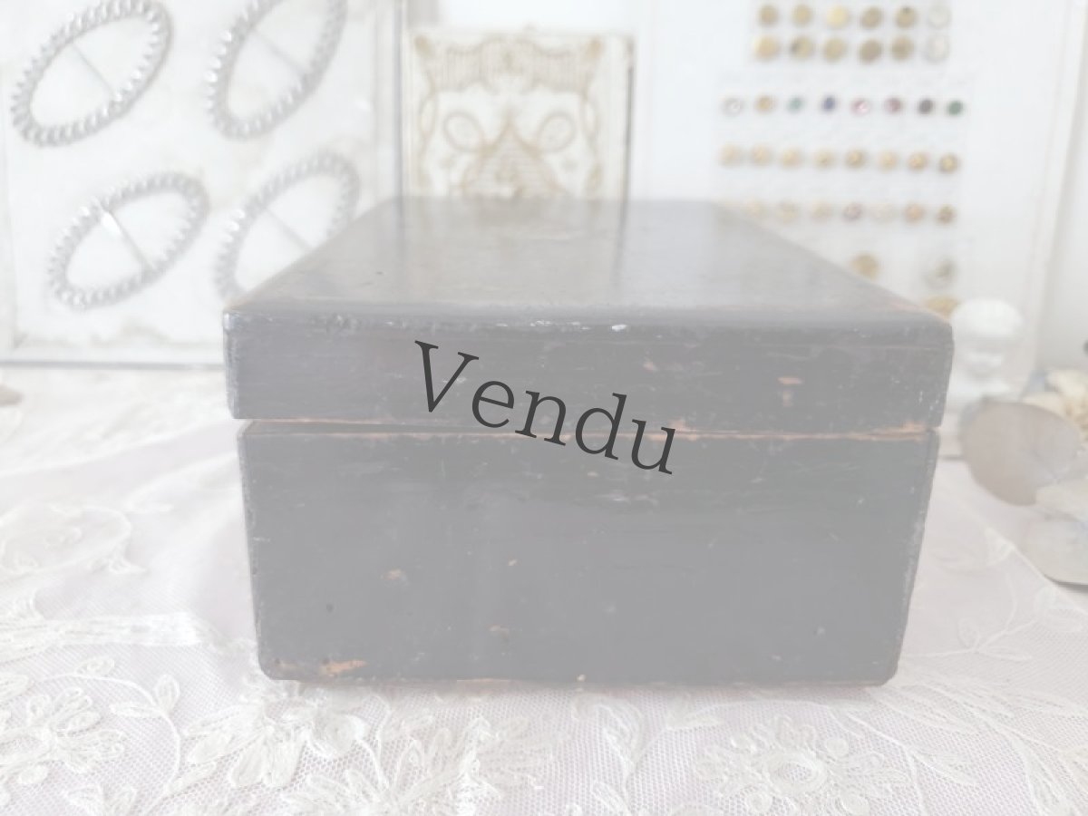 画像5: フランス 1900年前後 木箱ノアール (5)