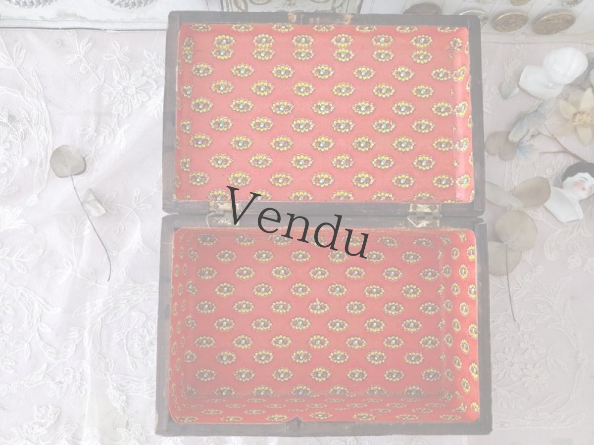 画像7: フランス 1900年前後 木箱ノアール (7)