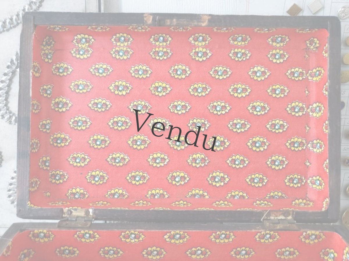 画像8: フランス 1900年前後 木箱ノアール (8)