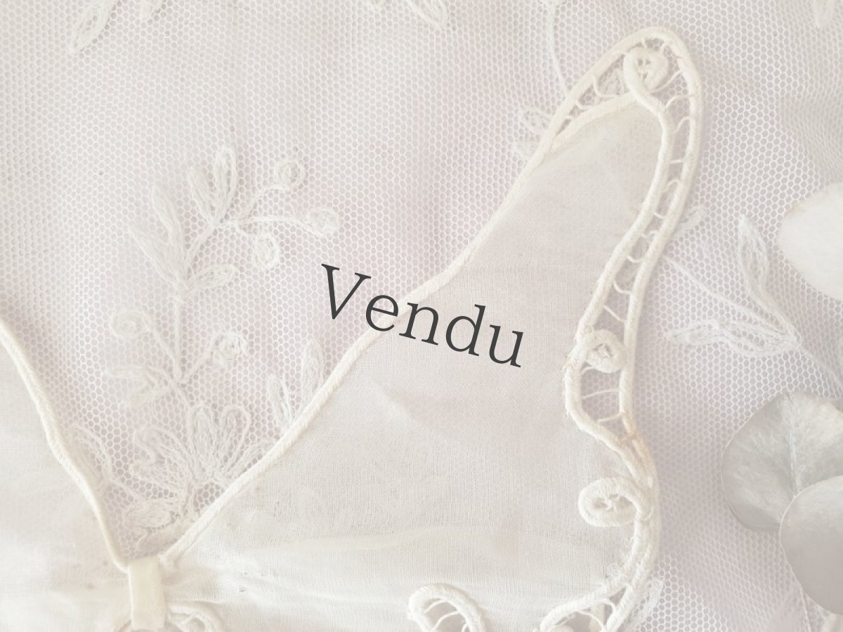 画像4: フランスアンティーク リボン 蝶のモチーフ (4)