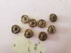 画像1: チェコスロバキア 1920-1930年代  メタルボタン 13mm 8こセット (1)