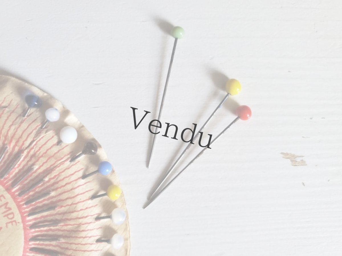 画像2: フランスヴィンテージ　まち針 "SOLEIL" (2)