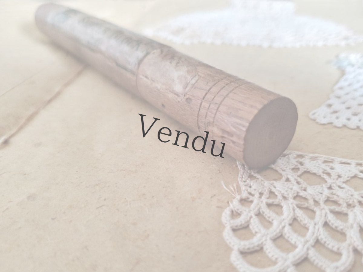 画像5: フランスアンティーク　木筒入り鍵針 (5)