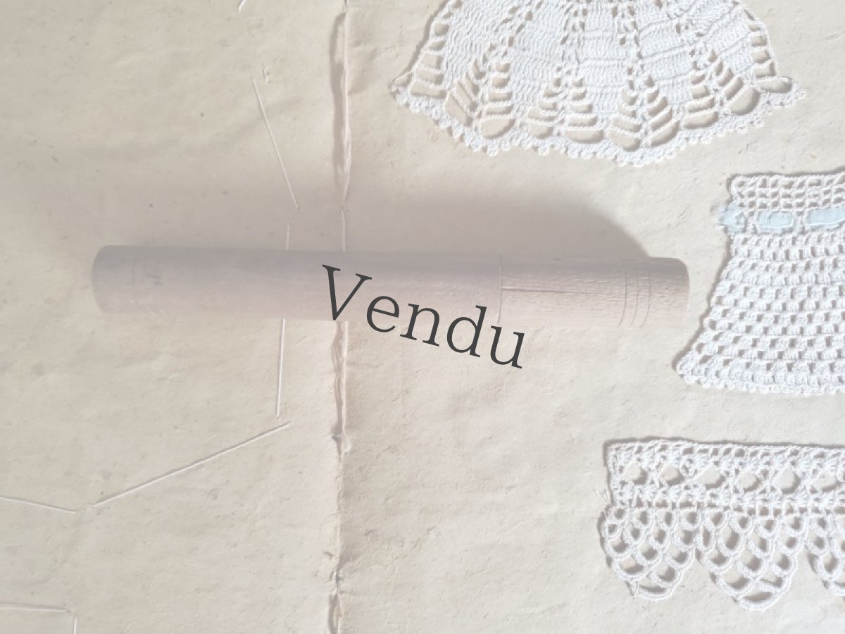 画像6: フランスアンティーク　木筒入り鍵針 (6)