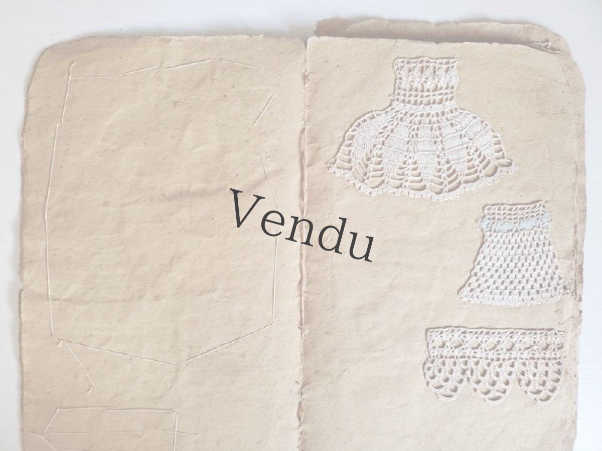画像3: フランスアンティーク　クロッシェレース見本帳 (3)