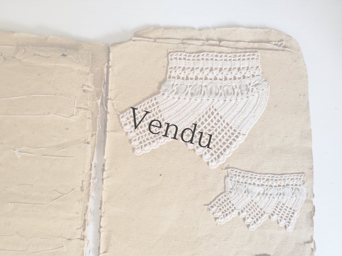 画像7: フランスアンティーク　クロッシェレース見本帳 (7)