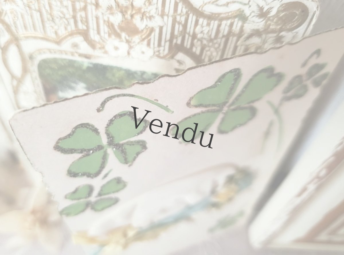 画像5: フランスアンティーク Ste-Catherine ボネ ポストカード (5)