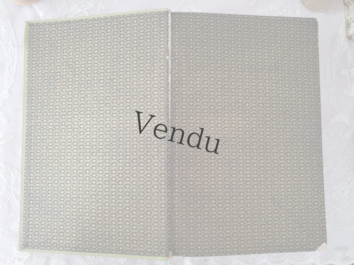 画像2: フランス 1950年前後 DMC 手芸百科事典 Ouvrages de Dames L【送料込】 (2)