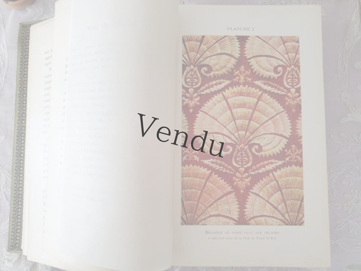 画像5: フランス 1950年前後 DMC 手芸百科事典 Ouvrages de Dames L【送料込】 (5)