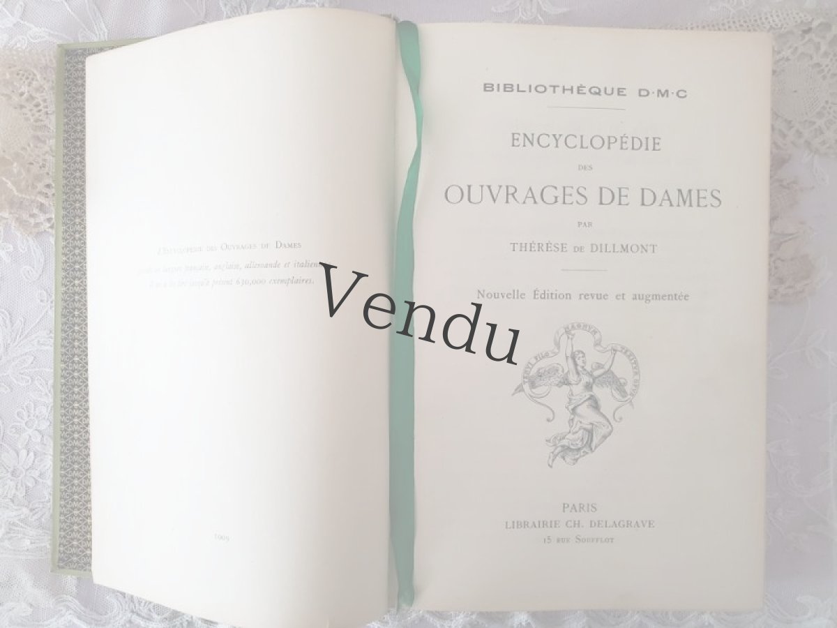 画像3: フランス 1950年前後 DMC 手芸百科事典 Ouvrages de Dames L【送料込】 (3)