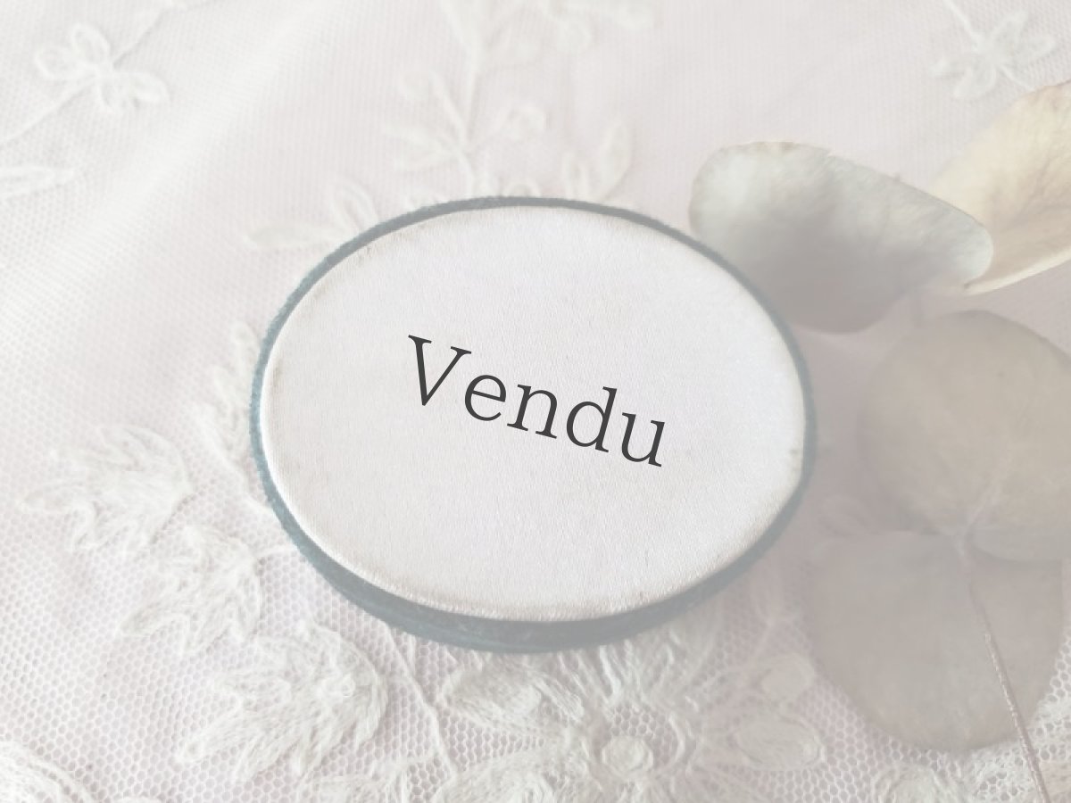 画像4: フランスヴィンテージ　深緑色の小さなピンクッション (4)