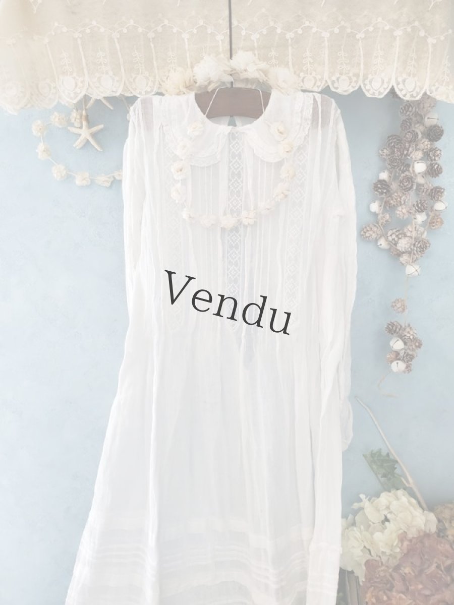 画像3: フランスアンティーク　コミュニオンドレス (3)