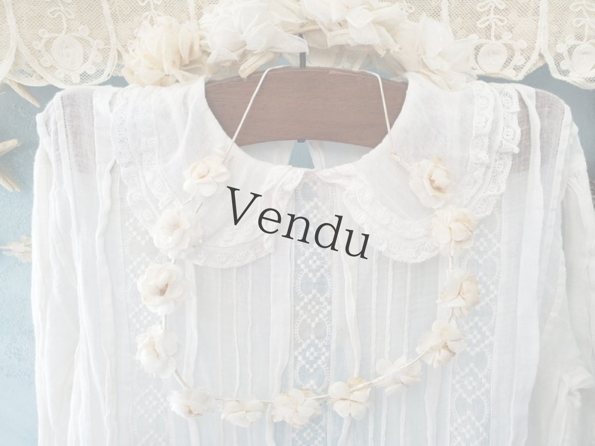 画像2: フランスアンティーク　コミュニオンドレス (2)