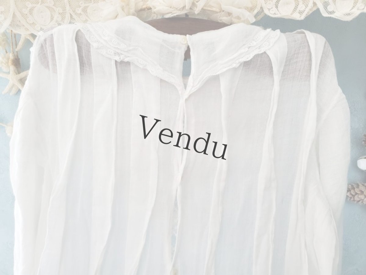 画像7: フランスアンティーク　コミュニオンドレス (7)