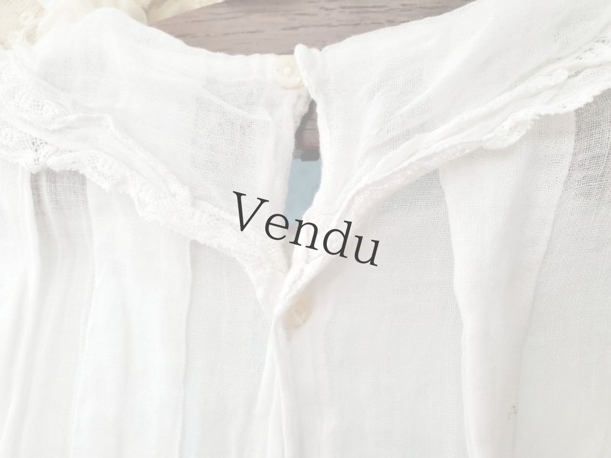 画像8: フランスアンティーク　コミュニオンドレス (8)