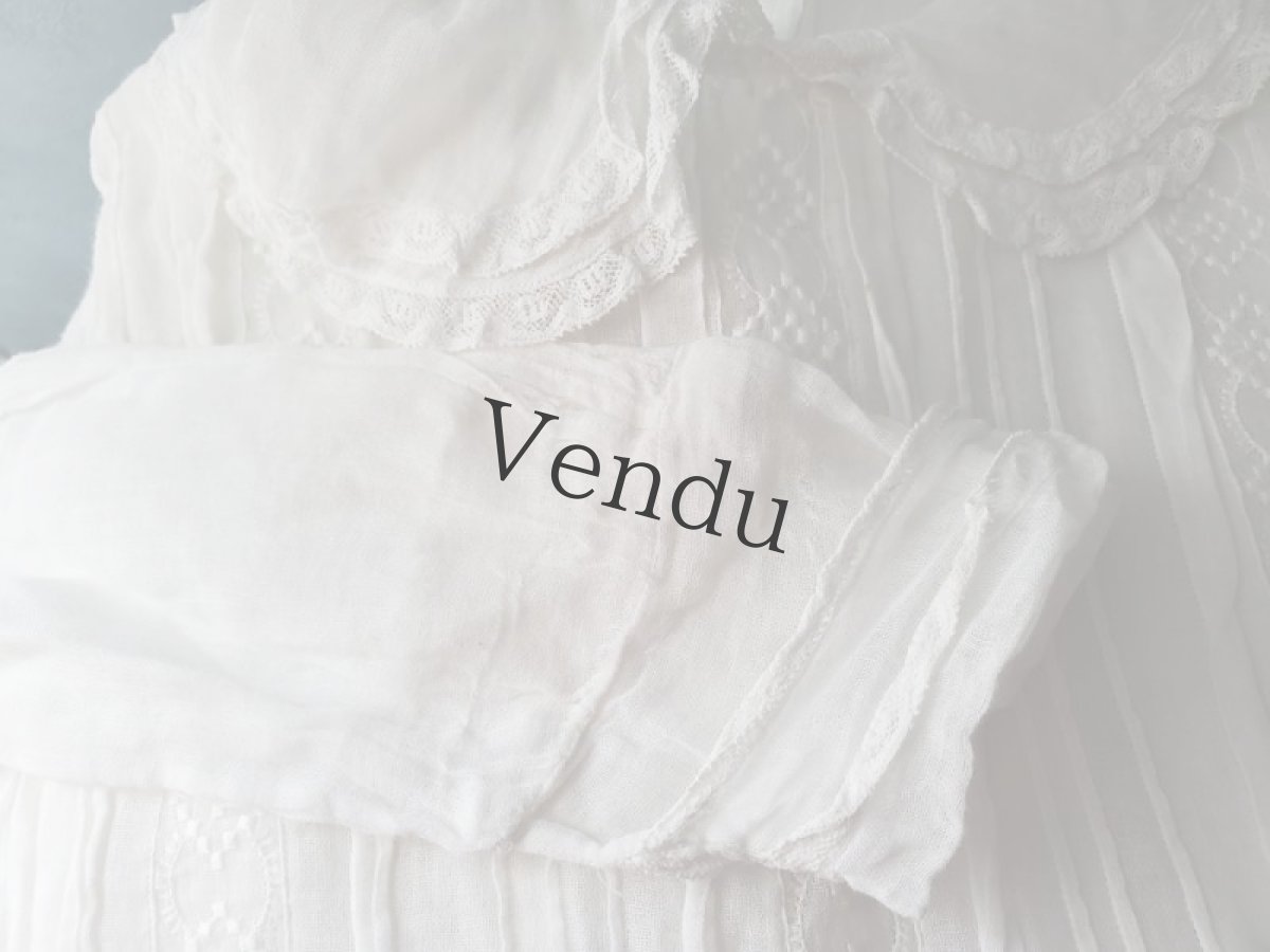 画像9: フランスアンティーク　コミュニオンドレス (9)