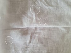 画像6: フランスアンティーク　白糸刺繍ハンカチ　イニシャル刺繍 (6)